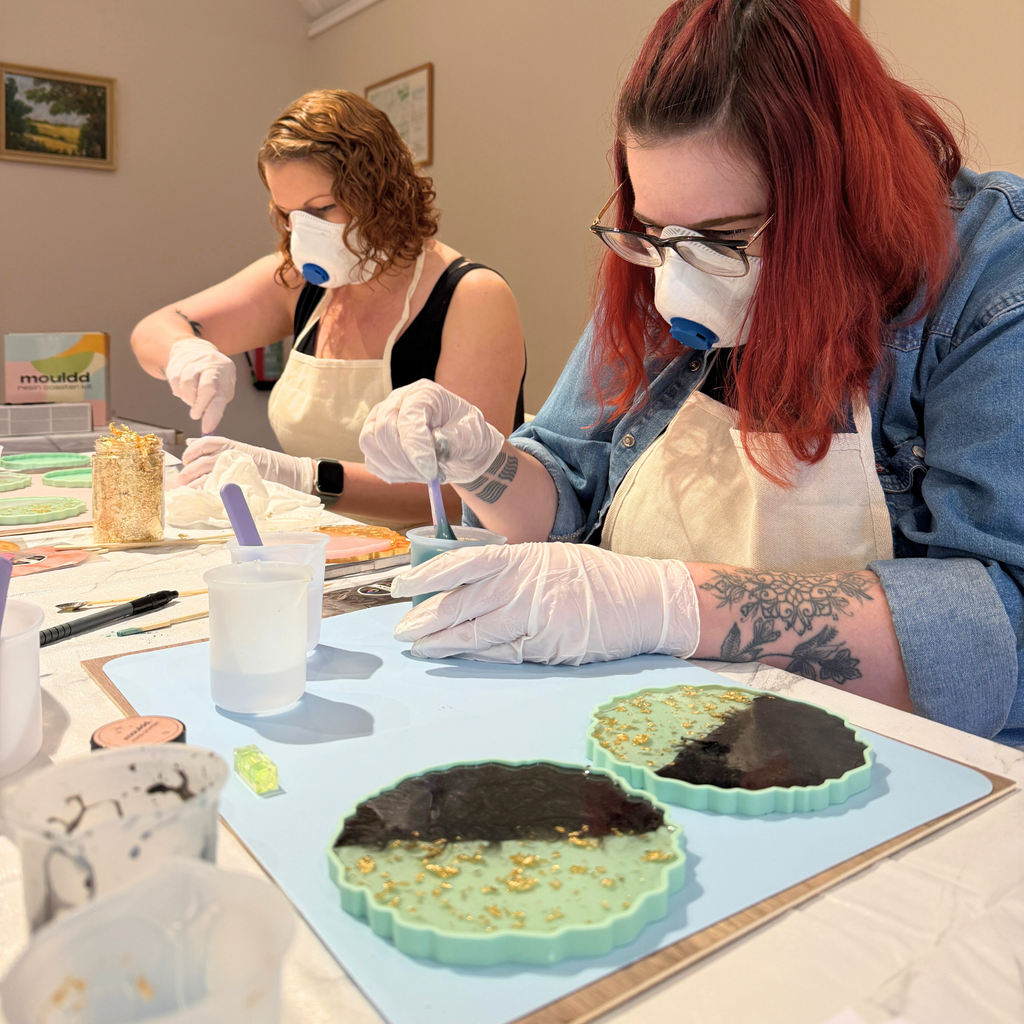 Resin Coasters Experience - Create Something Beautiful