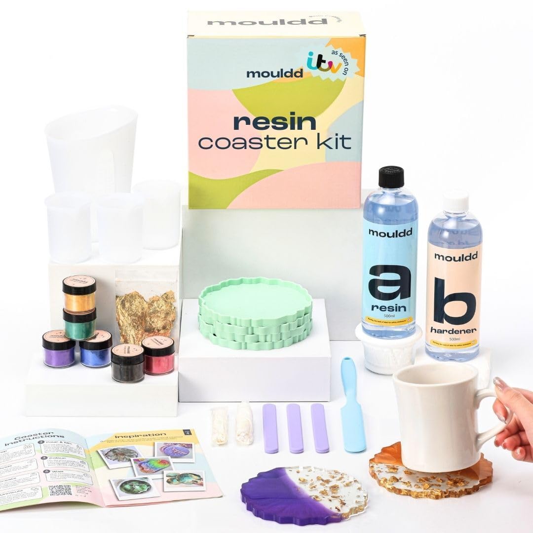 Resin Starter Kit – Make Your Own Coasters (Beginner Friendly)