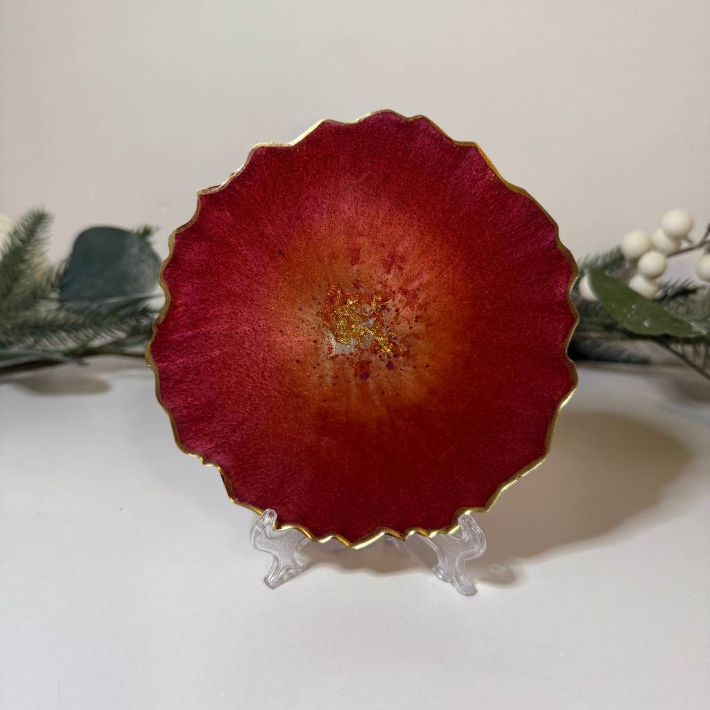 Mulled Wine Geode Coaster