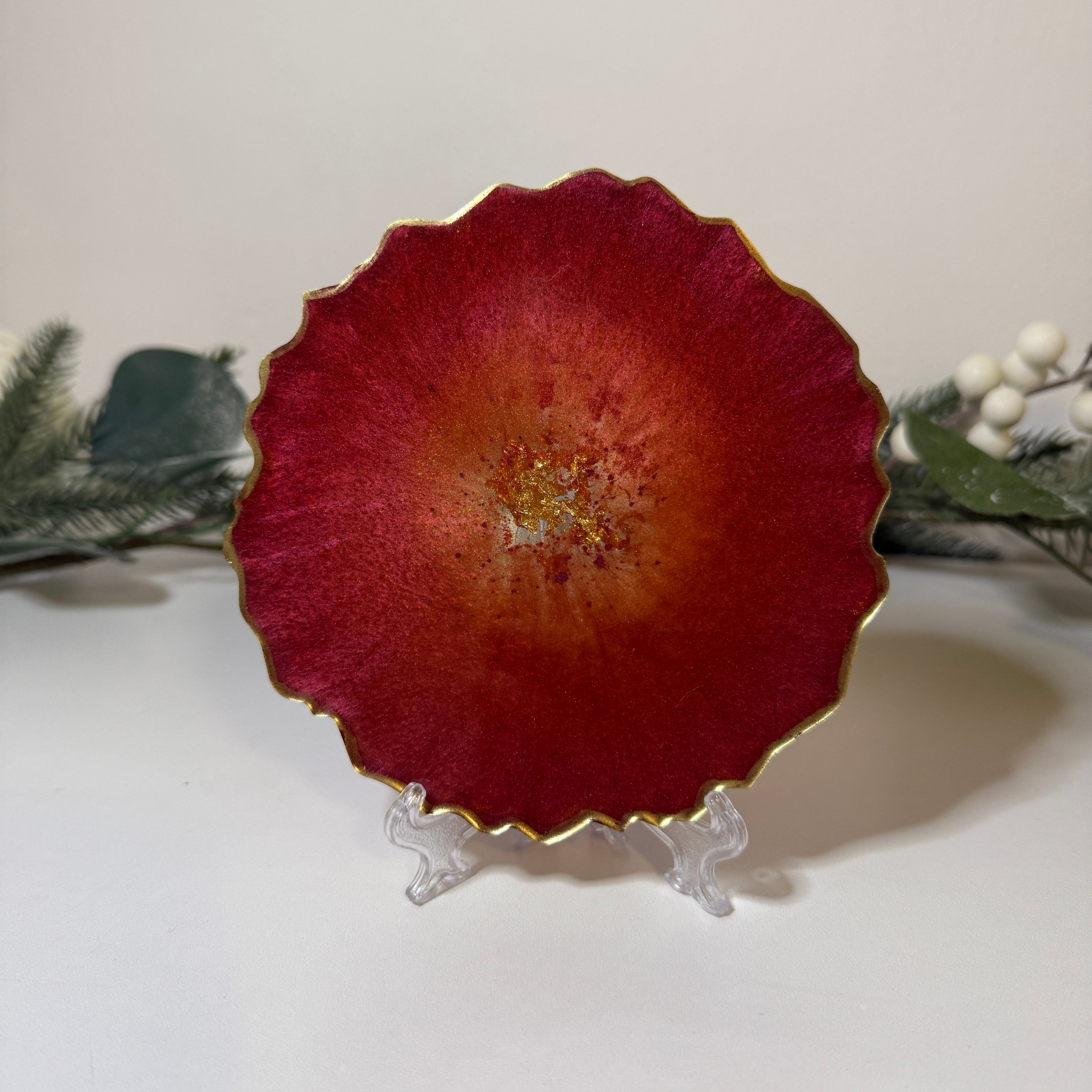 Mulled Wine Geode Coaster