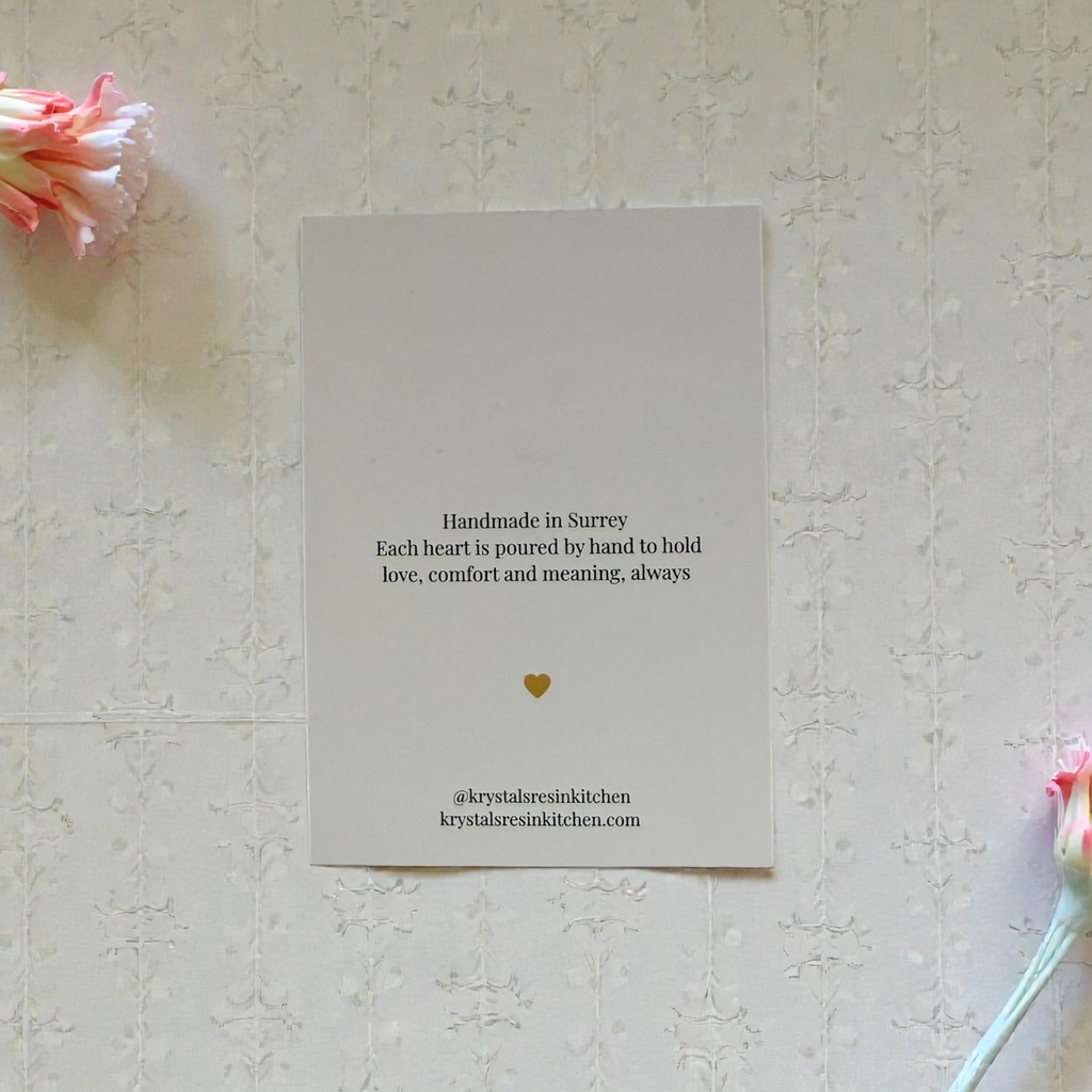 Pocket Hug Heart – Handmade Resin Keepsake