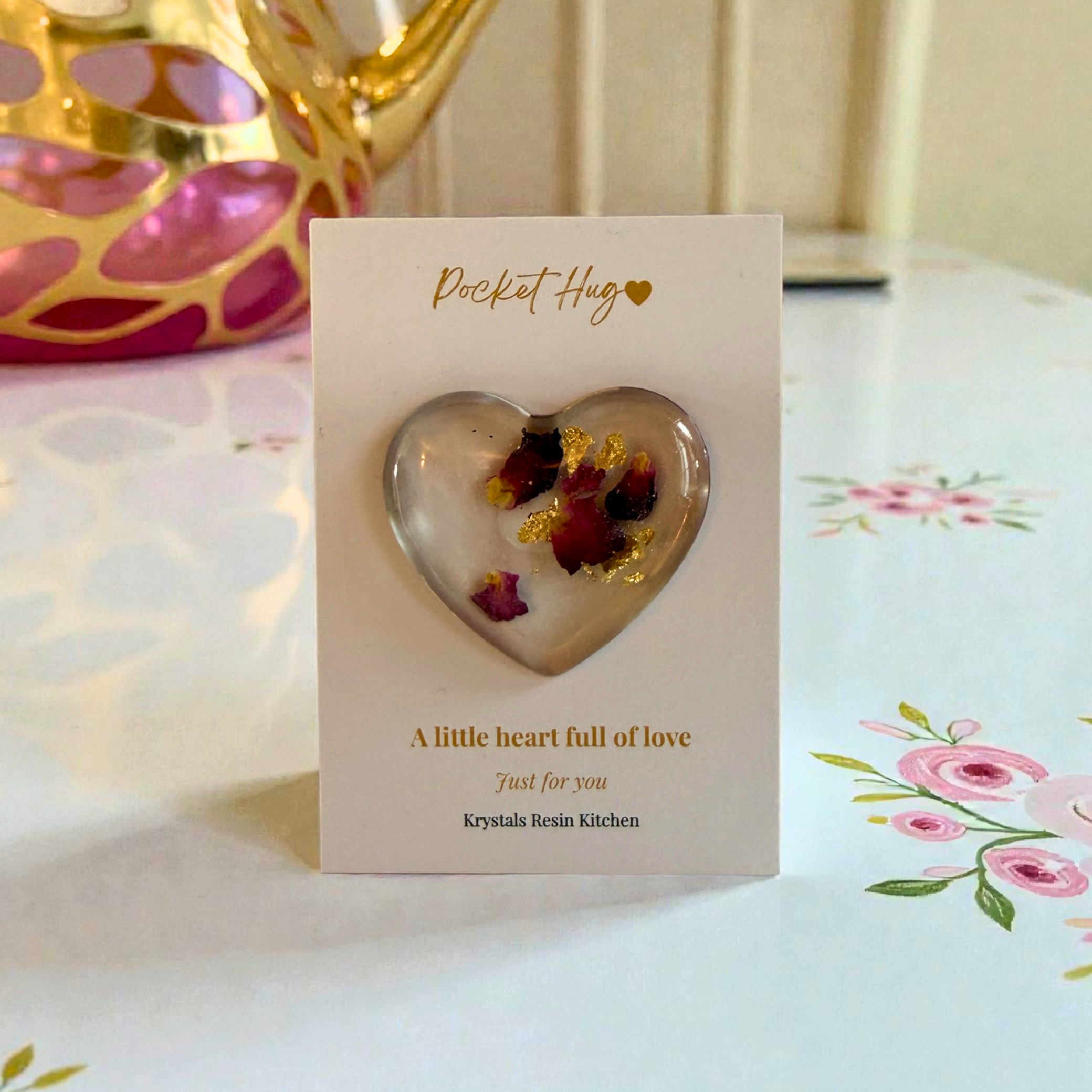 Pocket Hug Heart – Handmade Resin Keepsake