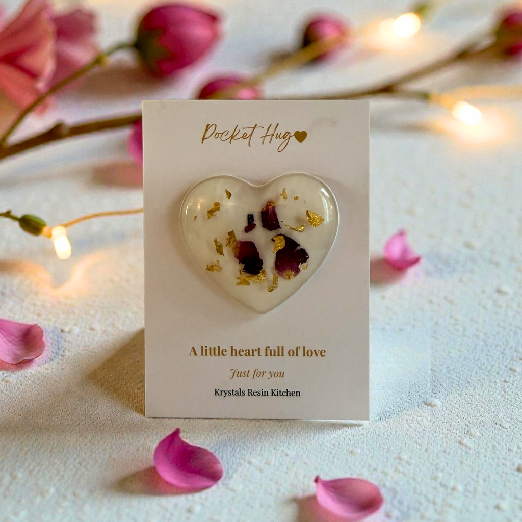 Pocket Hug Heart – Handmade Resin Keepsake