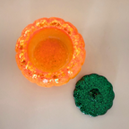 Sparkling Pumpkin Pot - Tealight & Treat Holder