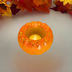 Sparkling Pumpkin Pot - Tealight & Treat Holder