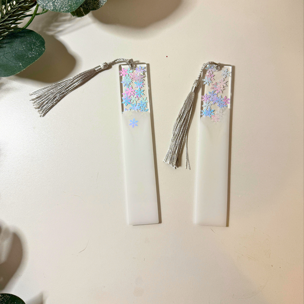 Winter Tales Resin Bookmark