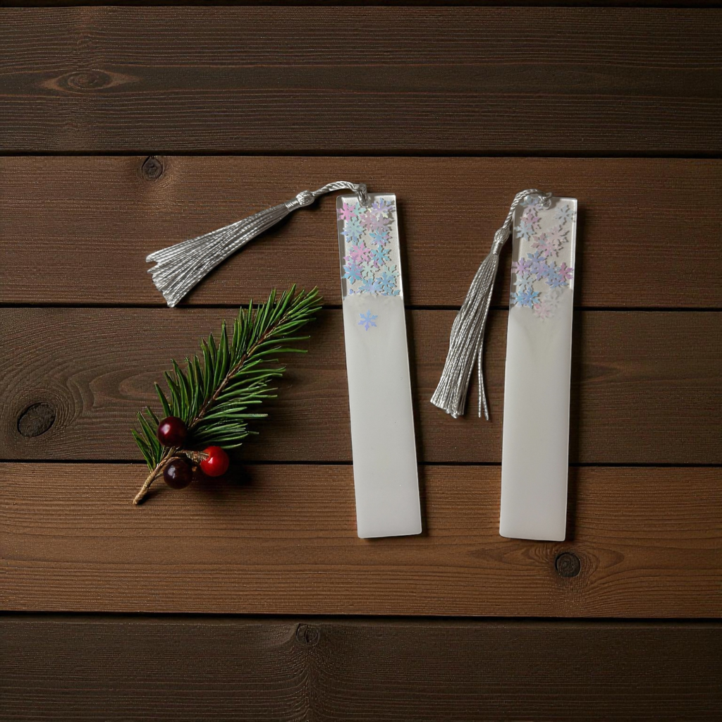 Winter Tales Resin Bookmark