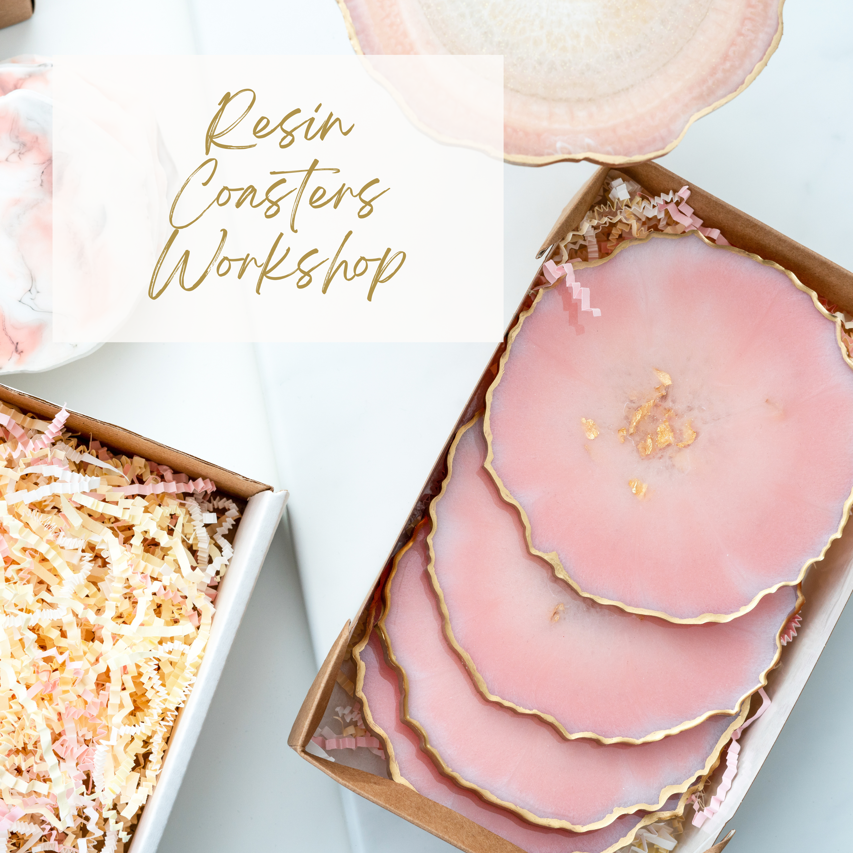 Resin Coasters Experience - Create Something Beautiful - Sunday 19th April 2026